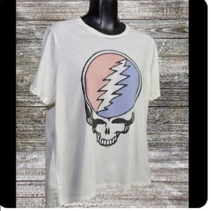 GRATEFUL DEAD Steal Your Face Retro Vintage Tee